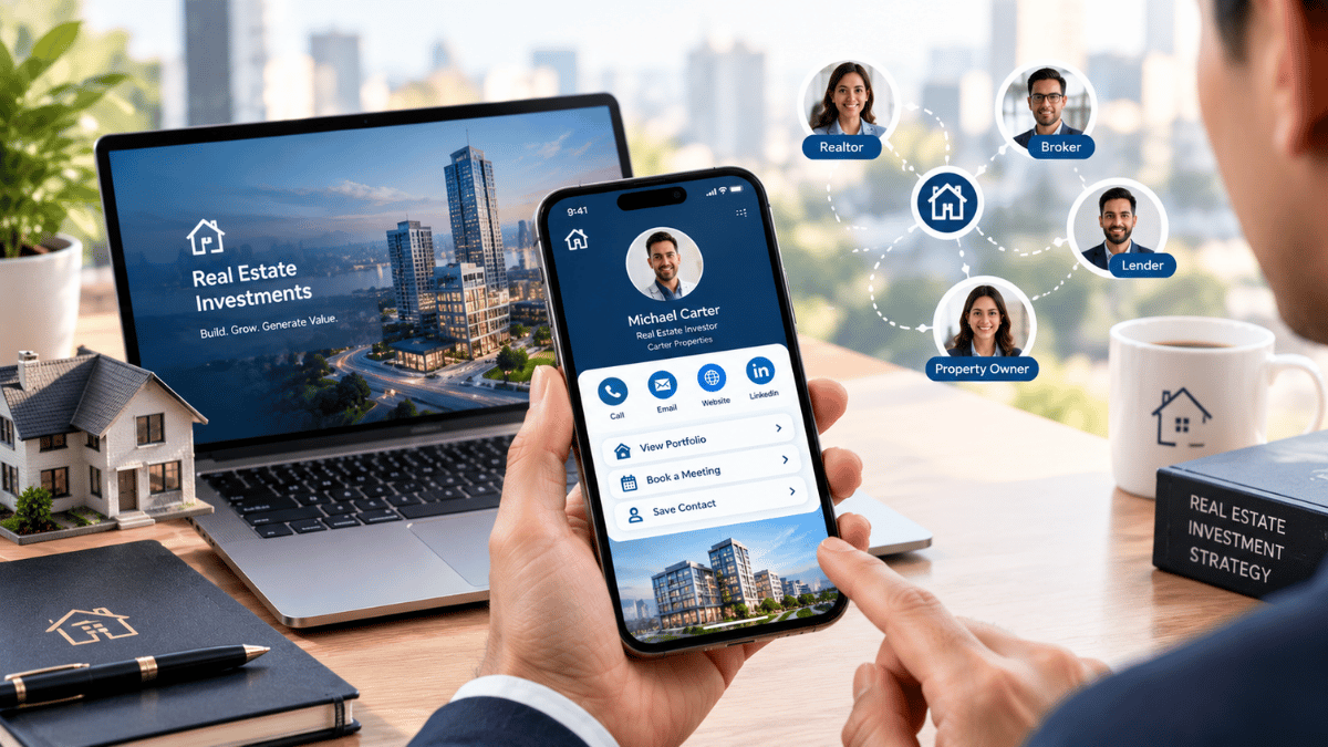 Digital Business Cards for Real Estate Investors: Building a Stronger Property Network — Signify Insights
