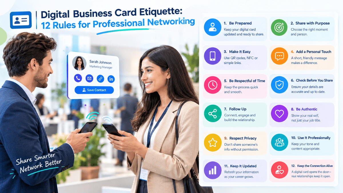 Digital Business Card Etiquette: 12 Rules for Professional Networking — Signify Insights