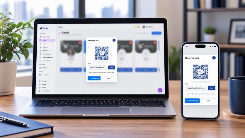 How to Share Your Signify Digital Business Card — Signify Insights