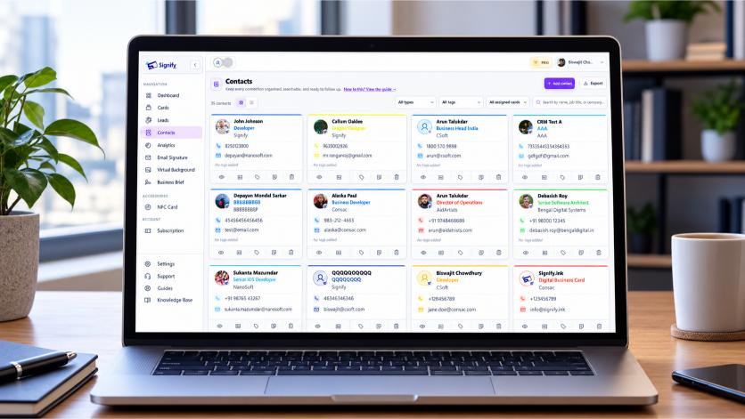 Signify Contacts: How to Add, Organize, and Manage Your Contacts — Signify Insights